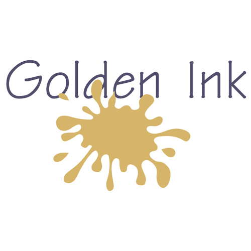 Download vector logo golden ink EPS Free