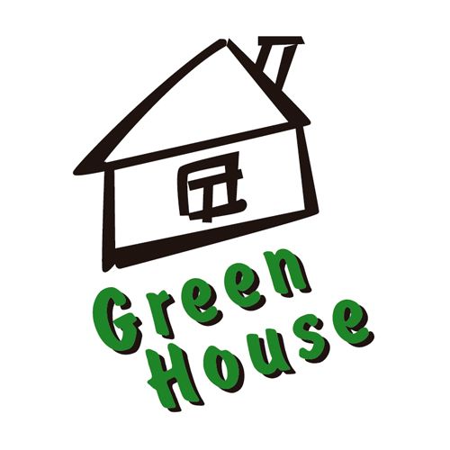 Download vector logo green house Free