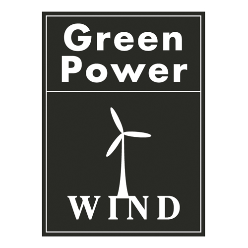 Download vector logo green power wind Free