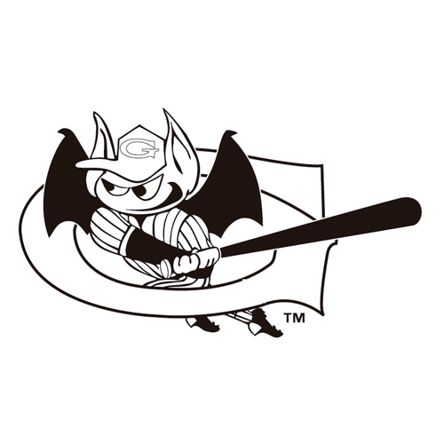 Download vector logo greensboro bats Free