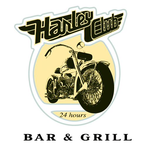 Download vector logo harley club Free