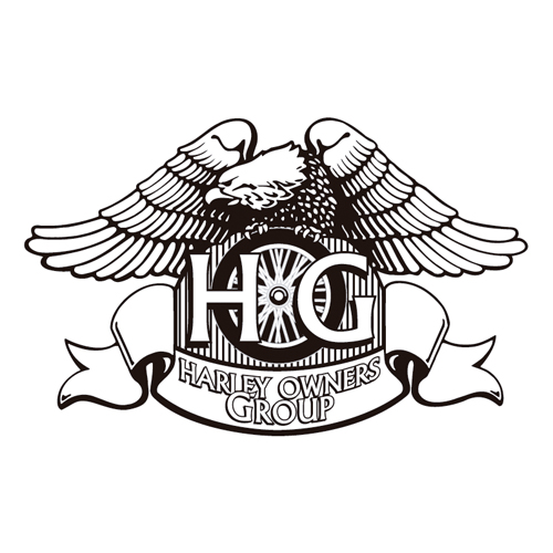 Download vector logo harley owners group 108 Free