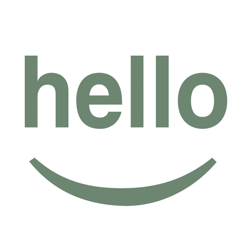 Download vector logo hello design Free