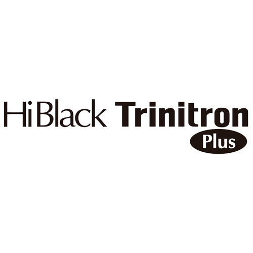 Download vector logo hiblack trinitron plus EPS Free