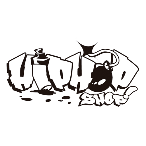 Download vector logo hip hop shop Free
