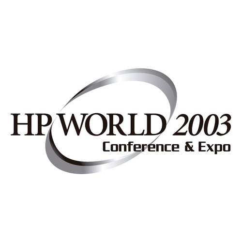 Download vector logo hp world 2003 Free