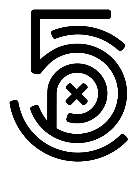 500px Icon in vector format