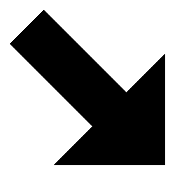 Icon Arrow Down Right in PNG HD, high quality