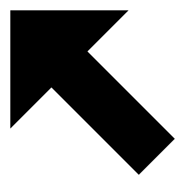 Icon Arrow Up Left in PNG HD, high quality
