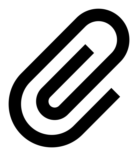 Icono Attachment en formato vectorial