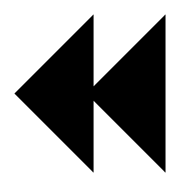 Icono Backward en formato vectorial