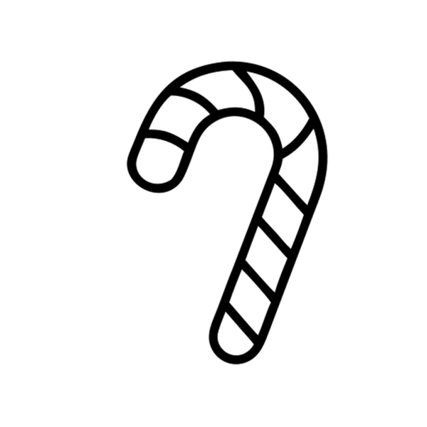 Icon Bastón De Caramelo in PNG HD, high quality