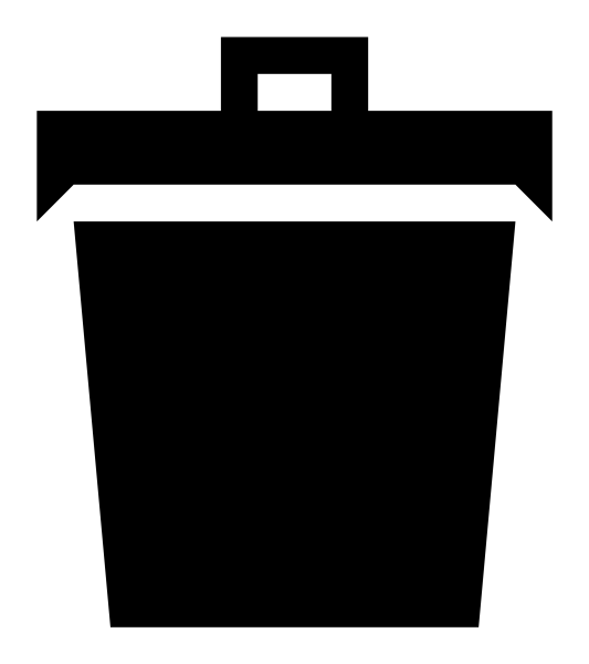 Bin Icon in vector format