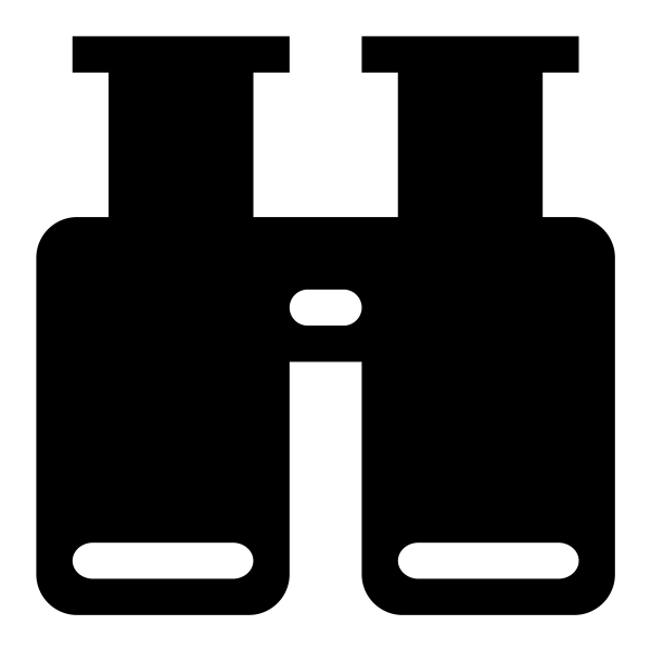 Icon Binoculars in PNG HD, high quality
