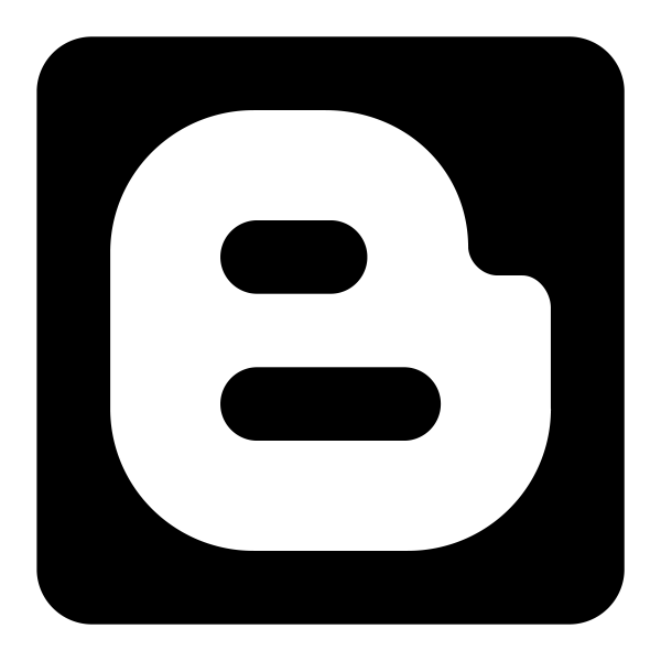 Icono Blogger en formato vectorial