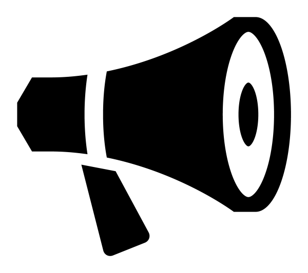 Icono Bullhorn en formato vectorial