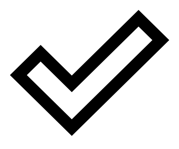 Icono Checkmark en formato vectorial