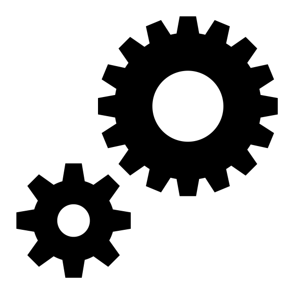Icono Cogs en formato vectorial