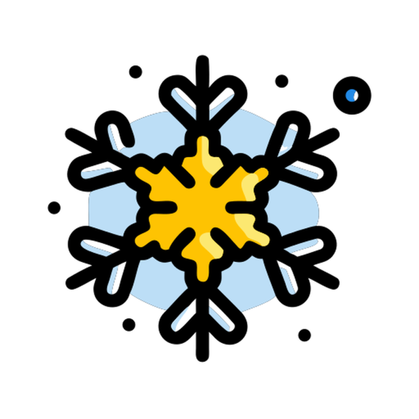 Icono Copo De Nieve en PNG HD, alta calidad