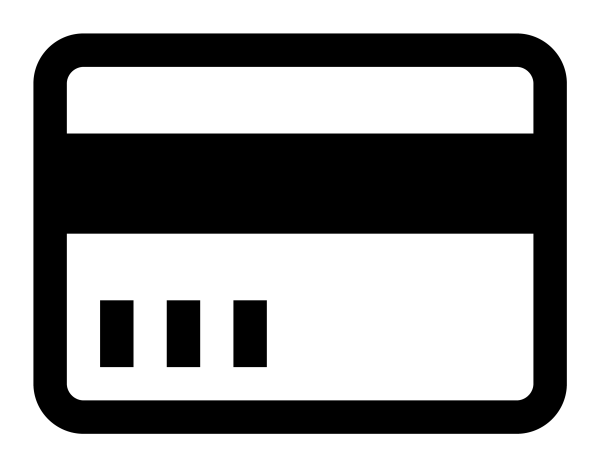 Icono Credit Card en formato vectorial