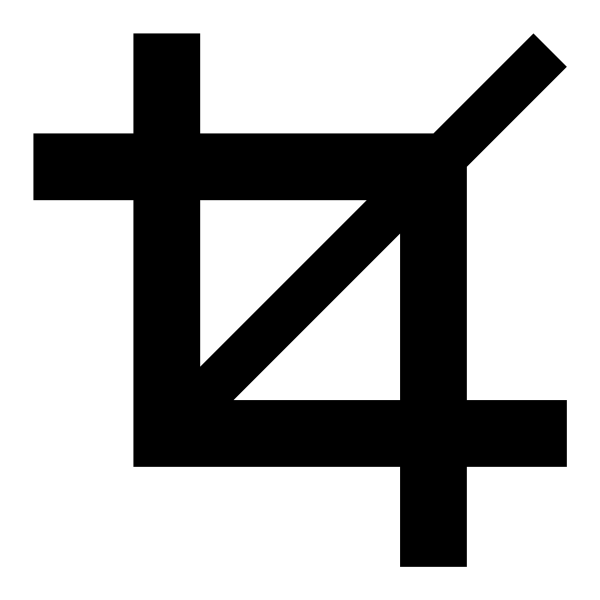 Icono Crop en PNG HD, alta calidad