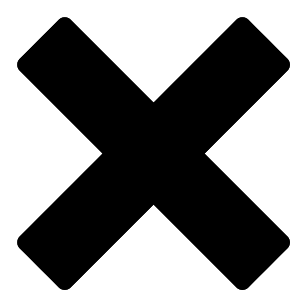 Icono Cross en formato vectorial