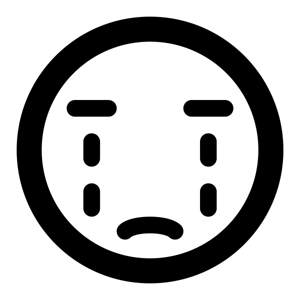 Crying Icon in vector format