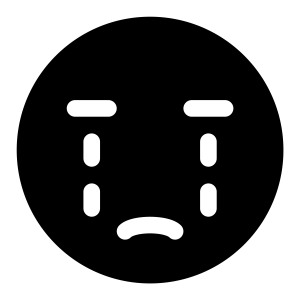 Crying Icon in vector format