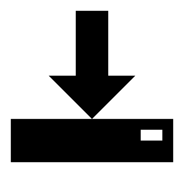 Icono Download en formato vectorial