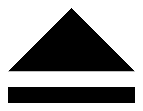 Eject Icon in vector format