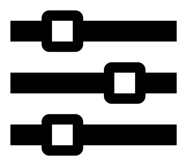 Icon Equalizer in PNG HD, high quality