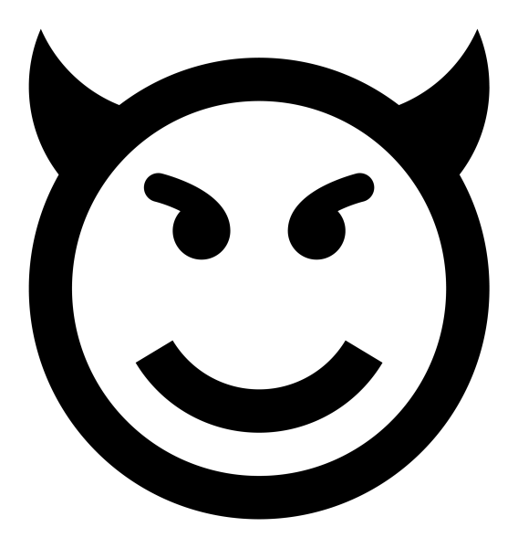 Icono Evil en PNG HD, alta calidad