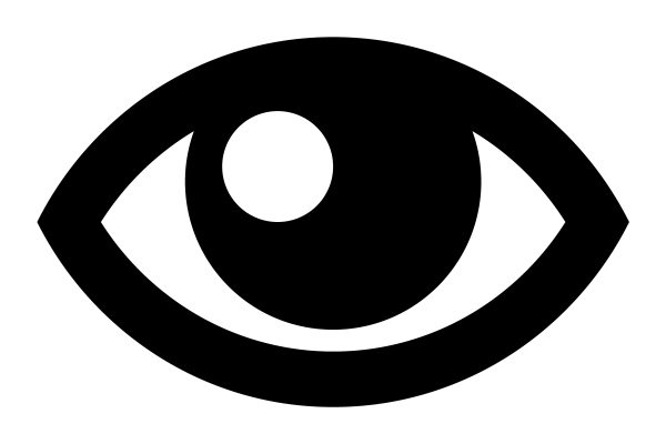 Icono Eye en PNG HD, alta calidad