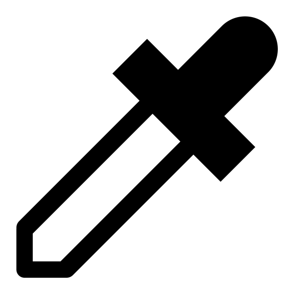 Icono Eyedropper en formato vectorial