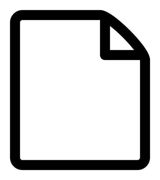 Icono File Empty en PNG HD, alta calidad