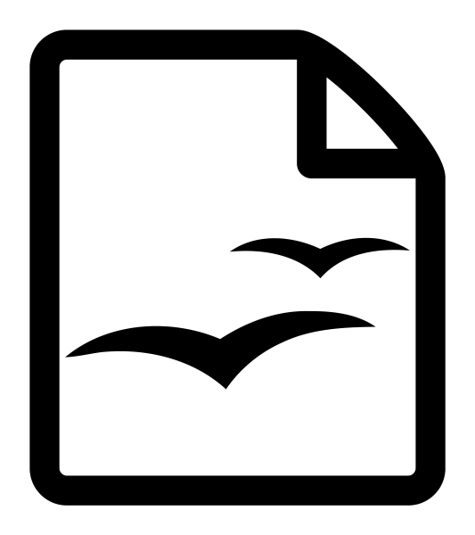 Icono File Openoffice en formato vectorial