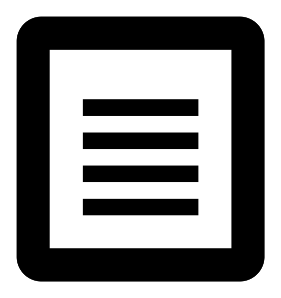 Icono File Text en PNG HD, alta calidad
