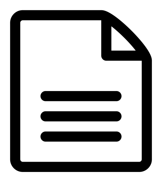 Icono File Text en formato vectorial