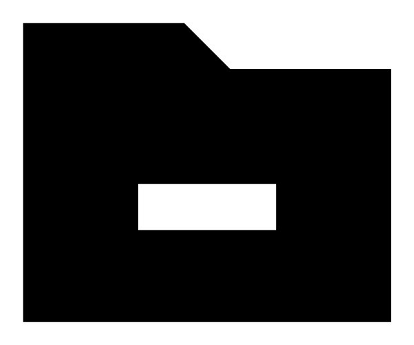 Icono Folder Minus en formato vectorial