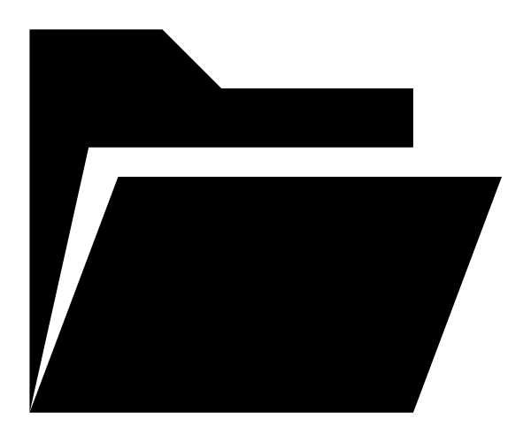 Icono Folder Open en formato vectorial