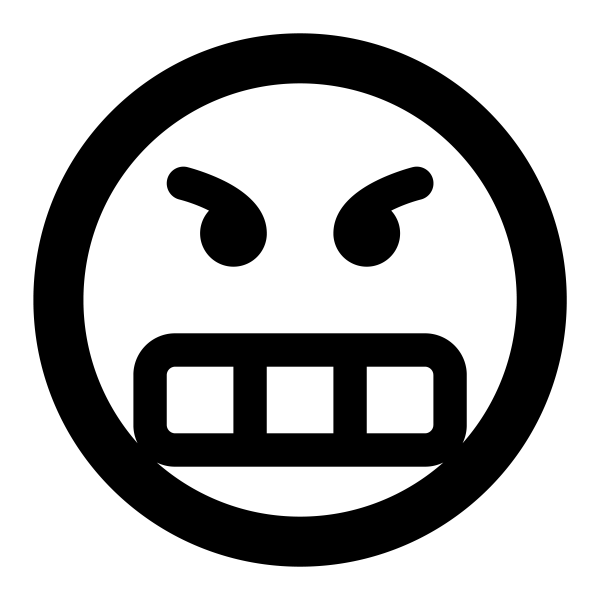 Icono Frustrated en formato vectorial