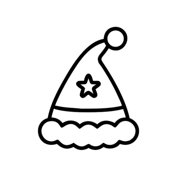 Icon Gorrito De Navidad in PNG HD, high quality