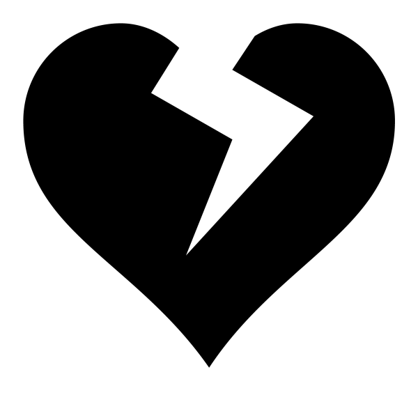 Icono Heart Broken en formato vectorial