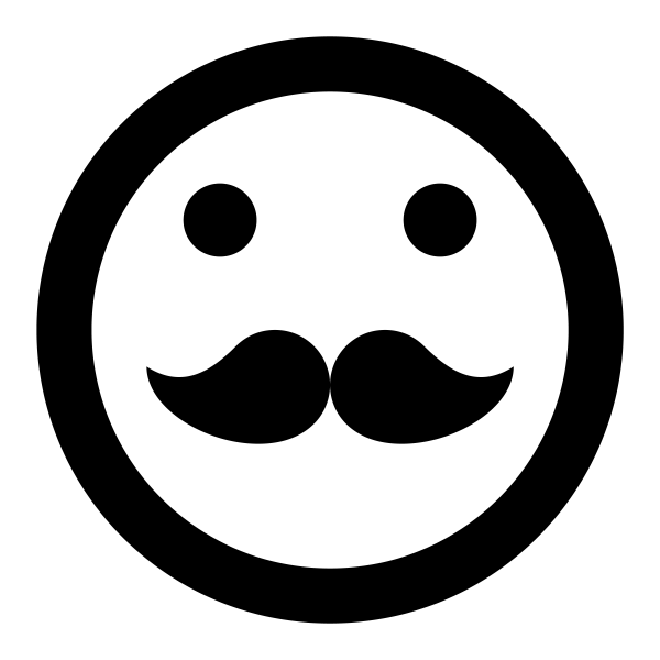 Icono Hipster en formato vectorial