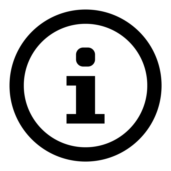Info Icon in vector format