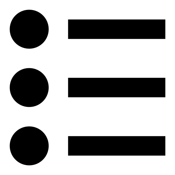 Icono List en PNG HD, alta calidad