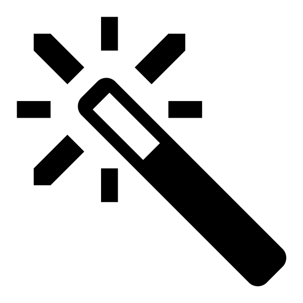 Icono Magic Wand en formato vectorial