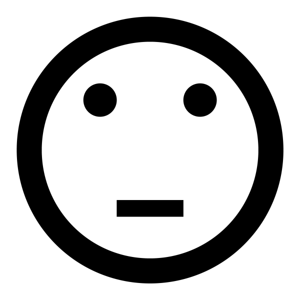 Icono Neutral en formato vectorial