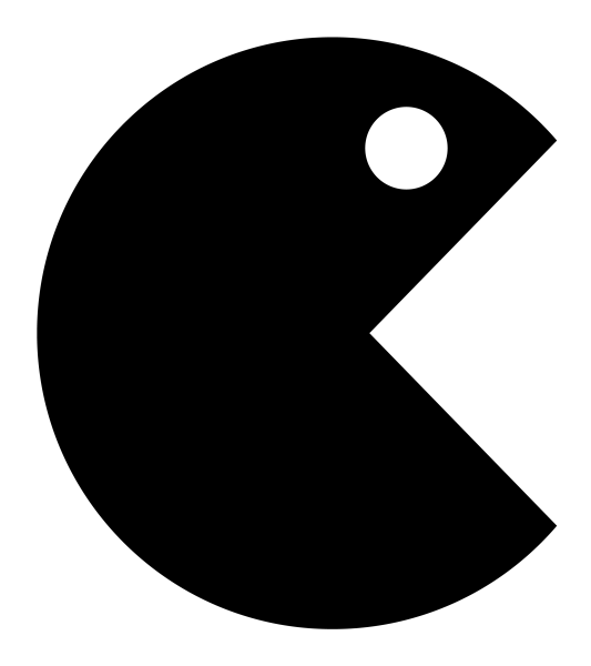 Icono Pacman en formato vectorial