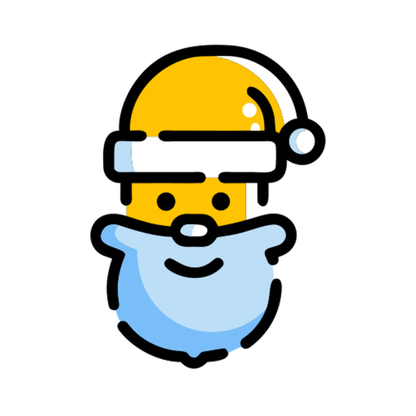 Icono Papanoel en PNG HD, alta calidad